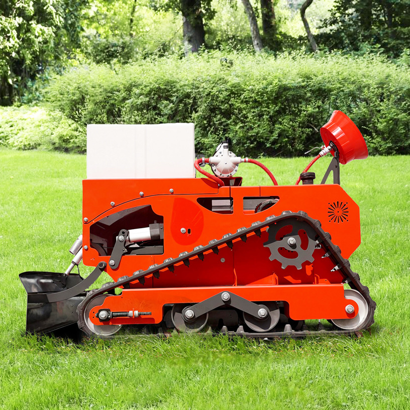 LEZUM LD1000 Multi-function remote control lawn mower Track crawler gasoline gas All-terrain Agricultural Sprayers Pesticide spraying lawn mower for sale - Cortacésped: foto 2 LEZUM LD1000 Multi-function remote control lawn mower Track crawler gasoline gas All-terrain Agricultural Sprayers Pesticide spraying lawn mower for sale - Cortacésped: foto 2