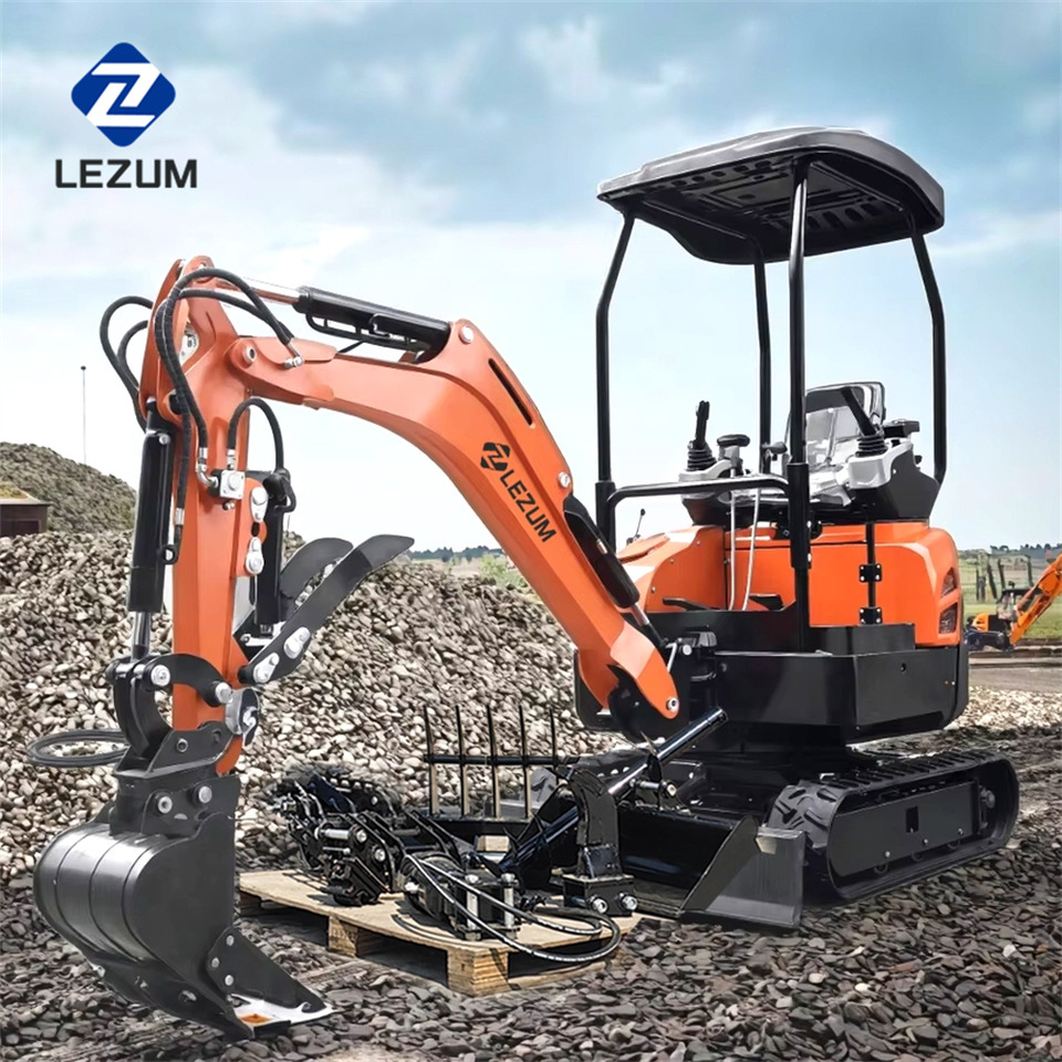 LEZUM DY18 Mini Excavator Digger Miniexcavadora EPA Kubota Engine Mini Excavator For Sale With Mini Excavator Attachment Set - Excavadora de cadenas: foto 4 LEZUM DY18 Mini Excavator Digger Miniexcavadora EPA Kubota Engine Mini Excavator For Sale With Mini Excavator Attachment Set - Excavadora de cadenas: foto 4