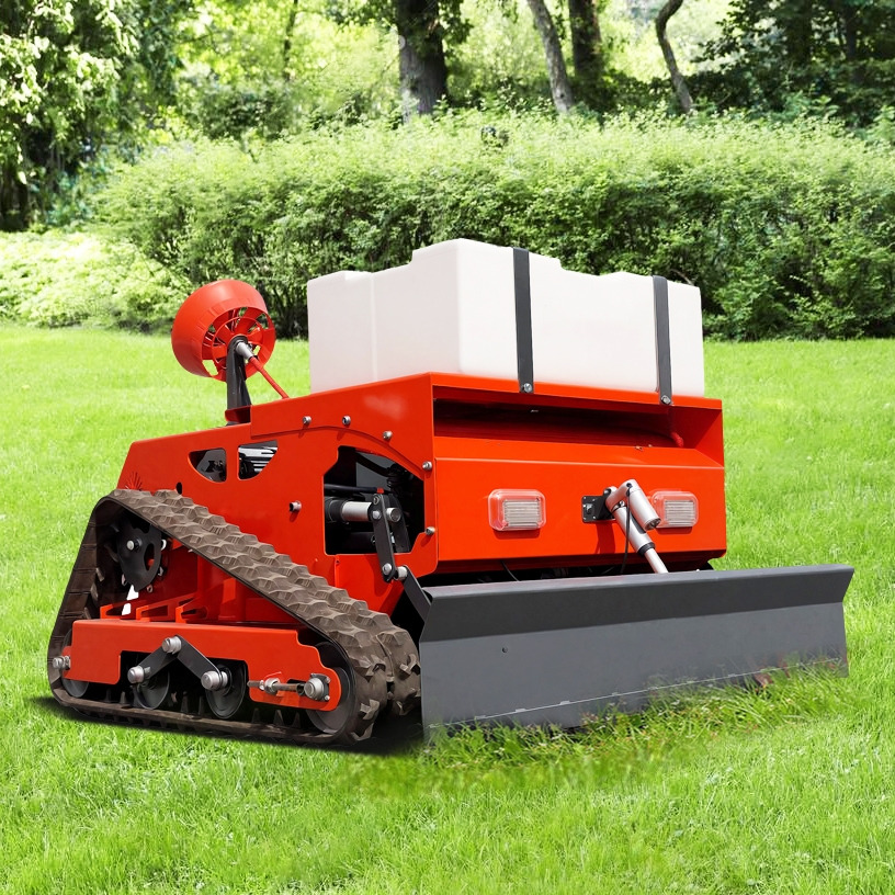 LEZUM LD1000 Electric Remote Control Multi-Function Lawn Mower All-Terrain Agricultural Sprayers Pesticide Spraying Mower Gas Gasoline Track Crawler Lawn Mower - Cortacésped: foto 5 LEZUM LD1000 Electric Remote Control Multi-Function Lawn Mower All-Terrain Agricultural Sprayers Pesticide Spraying Mower Gas Gasoline Track Crawler Lawn Mower - Cortacésped: foto 5