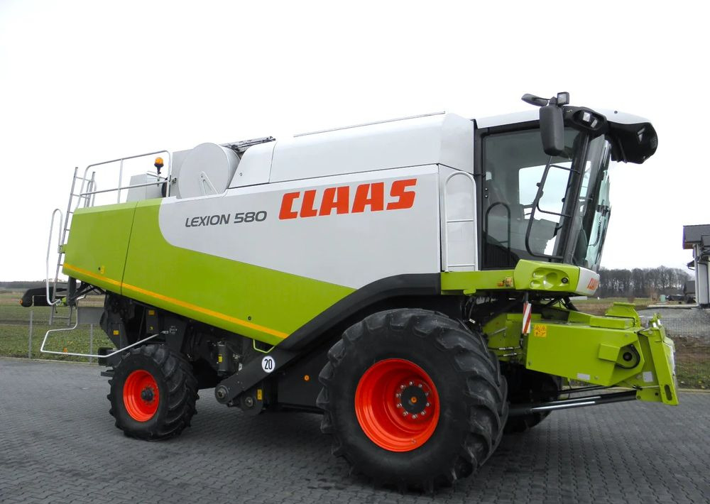 Claas Lexion 580 heder V900, Najbogatsza Wersja, Nie Malowany, Stan Bardzo Dobry - Cosechadora de granos: foto 2 Claas Lexion 580 heder V900, Najbogatsza Wersja, Nie Malowany, Stan Bardzo Dobry - Cosechadora de granos: foto 2