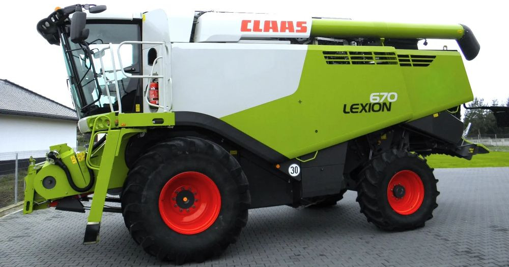 Claas Lexion 670 2019 Rok, Heder V 770, Najbogatsza Wersja, Nie Malowany, Stan Idealny - Cosechadora de granos: foto 5 Claas Lexion 670 2019 Rok, Heder V 770, Najbogatsza Wersja, Nie Malowany, Stan Idealny - Cosechadora de granos: foto 5