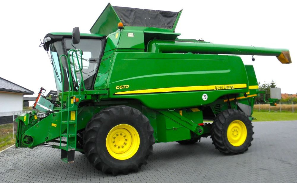 Leasing de  John Deere C 670 2008 Rok, heder 7,6m, 1900 mtg, Nie Malowany, Stan Idealny John Deere C 670 2008 Rok, heder 7,6m, 1900 mtg, Nie Malowany, Stan Idealny: foto 13