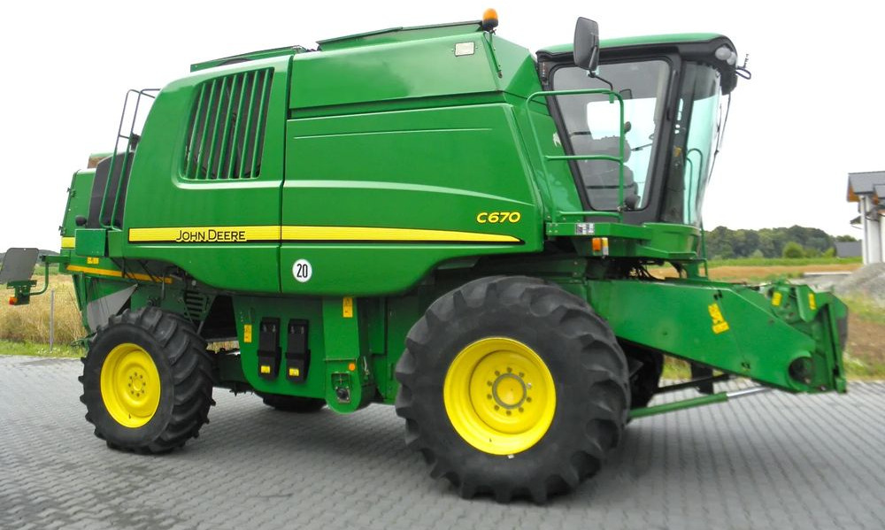 Leasing de  John Deere C 670 2008 Rok, heder 7,6m, 1900 mtg, Nie Malowany, Stan Idealny John Deere C 670 2008 Rok, heder 7,6m, 1900 mtg, Nie Malowany, Stan Idealny: foto 7