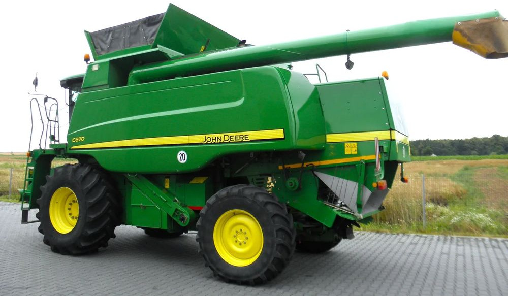 Leasing de  John Deere C 670 2008 Rok, heder 7,6m, 1900 mtg, Nie Malowany, Stan Idealny John Deere C 670 2008 Rok, heder 7,6m, 1900 mtg, Nie Malowany, Stan Idealny: foto 12