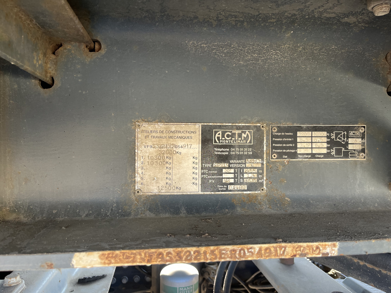 Semirremolque góndola rebajadas ACTM S32215 porte engins surbaissé rampes: foto 13