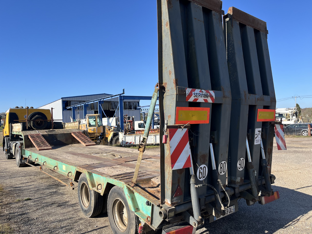 Semirremolque góndola rebajadas ACTM S32215 porte engins surbaissé rampes: foto 8