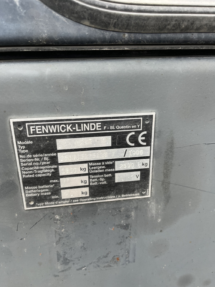 FENWICK H18 1t8 - Carretilla elevadora de gas: foto 3 FENWICK H18 1t8 - Carretilla elevadora de gas: foto 3