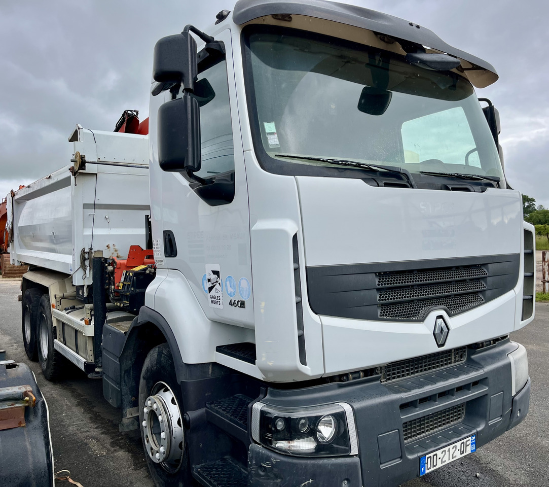 RENAULT Premium Lander 460dxi bibenne grue Palfinger pk16001 - Camión volquete, Camión grúa: foto 1 RENAULT Premium Lander 460dxi bibenne grue Palfinger pk16001 - Camión volquete, Camión grúa: foto 1