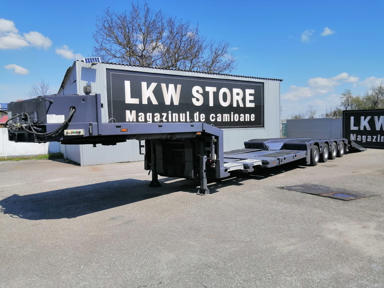 Langendorf Trailer-Tiefbett, 4 Axe, 59 to, extension, TOP !!! - Otros maquinaria: foto 5 Langendorf Trailer-Tiefbett, 4 Axe, 59 to, extension, TOP !!! - Otros maquinaria: foto 5