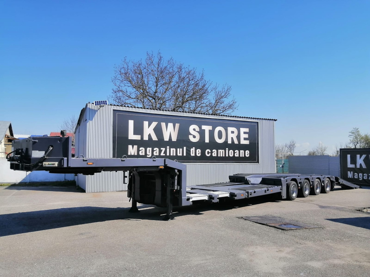 Langendorf Trailer-Tiefbett, 4 Axe, 59 to, extension, TOP !!! - Otros maquinaria: foto 1 Langendorf Trailer-Tiefbett, 4 Axe, 59 to, extension, TOP !!! - Otros maquinaria: foto 1