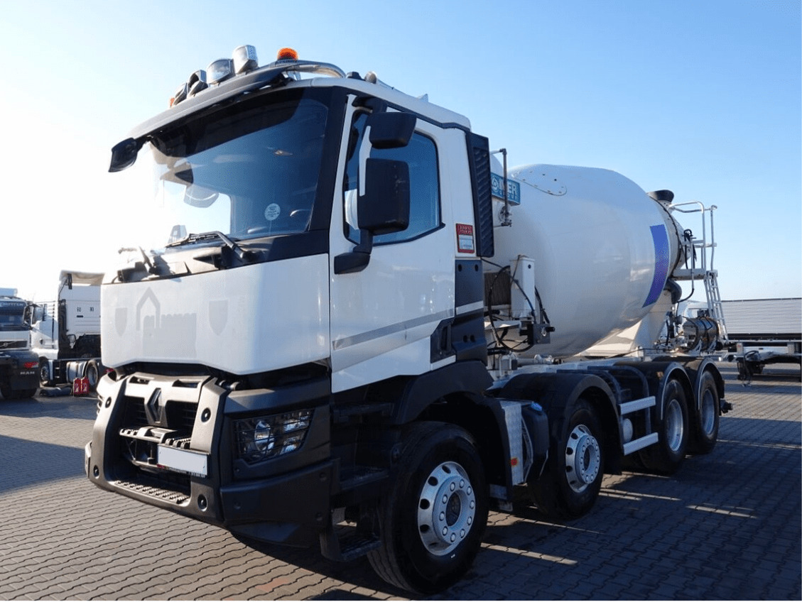 Renault C 430 8×4 Beton Mixer 9m3, TOP !!! - Camión hormigonera: foto 1 Renault C 430 8×4 Beton Mixer 9m3, TOP !!! - Camión hormigonera: foto 1
