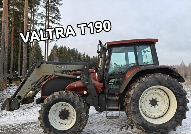 Valtra T190 HiTech etukuormaajalla - Tractor: foto 1 Valtra T190 HiTech etukuormaajalla - Tractor: foto 1