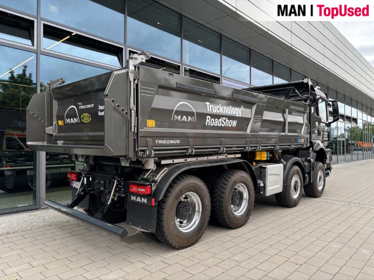 MAN TGS 35.540 8x4H BL CH MEILLER TRIGENIUS Pritarder - Camión volquete: foto 5 MAN TGS 35.540 8x4H BL CH MEILLER TRIGENIUS Pritarder - Camión volquete: foto 5