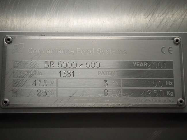 Maquinaria de alimentación CFS fryer BR6000/600: foto 16