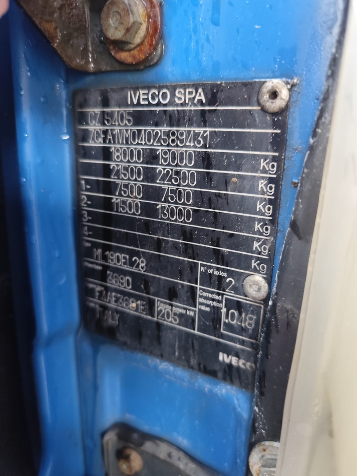 Camión chasis IVECO EUROCARGO 190EL28: foto 16