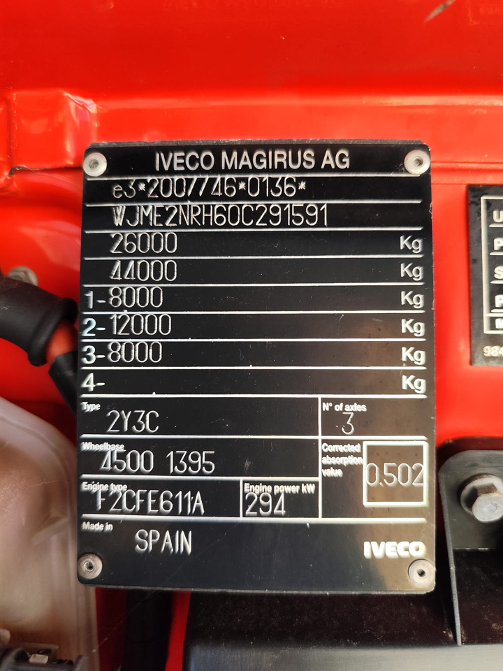 Camión caja abierta IVECO STRALIS 260S40: foto 12