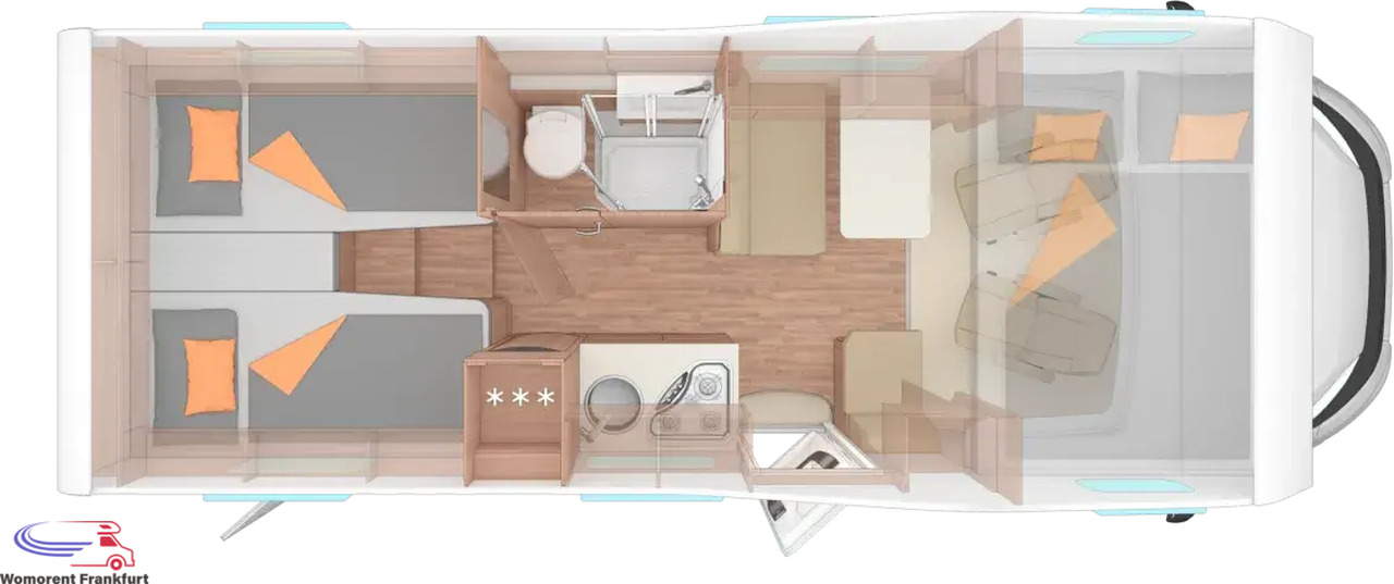 Wohnmobil Weinsberg CaraHome 650 MEG - Autocaravana capuchina: foto 3 Wohnmobil Weinsberg CaraHome 650 MEG - Autocaravana capuchina: foto 3