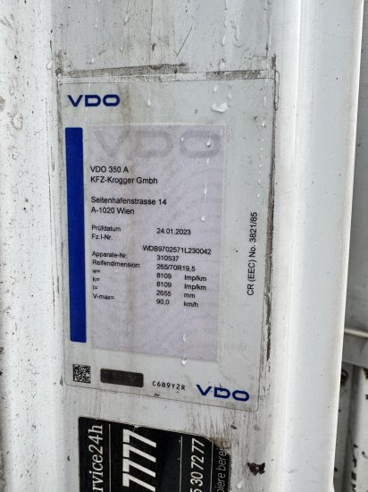 Mercedes-Benz Atego 1224 L 4x2 970.25 - Camión lona: foto 3 Mercedes-Benz Atego 1224 L 4x2 970.25 - Camión lona: foto 3