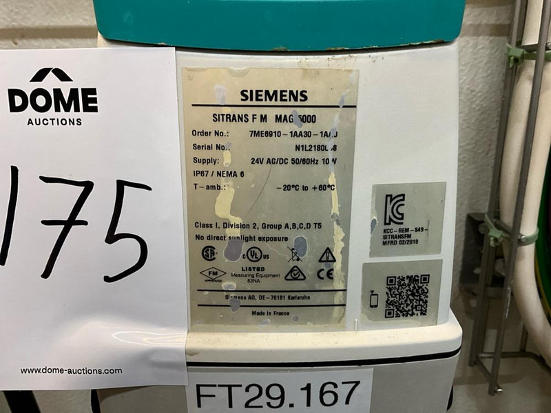 SIMENS Sitrans F M Mag5000 - Maquinaria de alimentación: foto 3 SIMENS Sitrans F M Mag5000 - Maquinaria de alimentación: foto 3