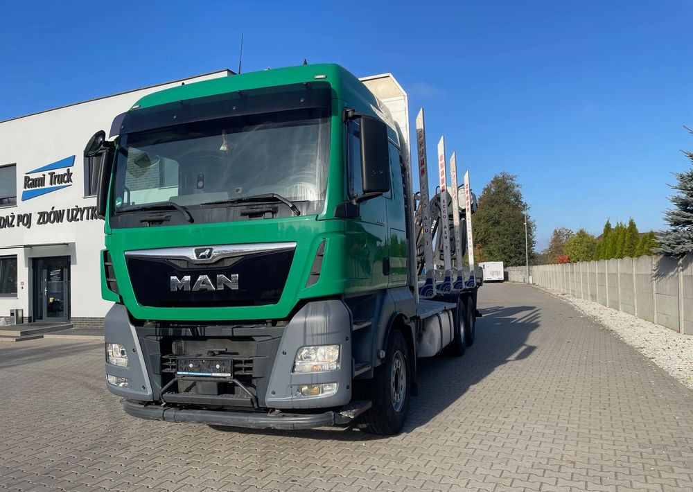 MAN TGX 26.500, 6x4, HDS EPSILOM M12Z, do transportu drewna. - Camión forestal, Camión grúa: foto 1 MAN TGX 26.500, 6x4, HDS EPSILOM M12Z, do transportu drewna. - Camión forestal, Camión grúa: foto 1