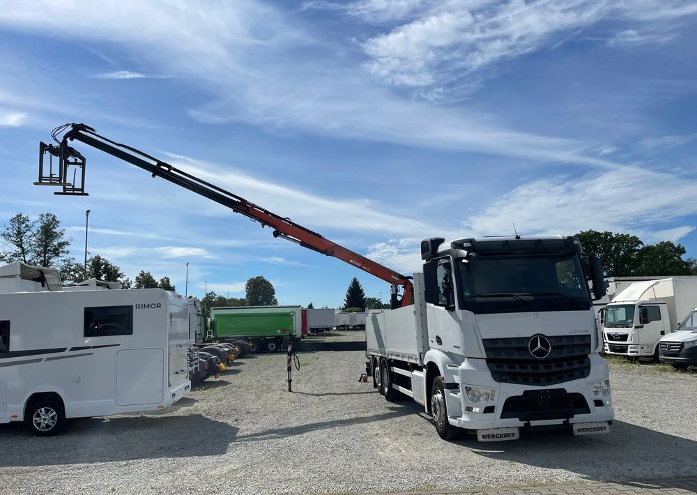 Mercedes-Benz Arocs 2545, HDS ATLAS 186.3 - PILOT - Camión caja abierta, Camión grúa: foto 4 Mercedes-Benz Arocs 2545, HDS ATLAS 186.3 - PILOT - Camión caja abierta, Camión grúa: foto 4