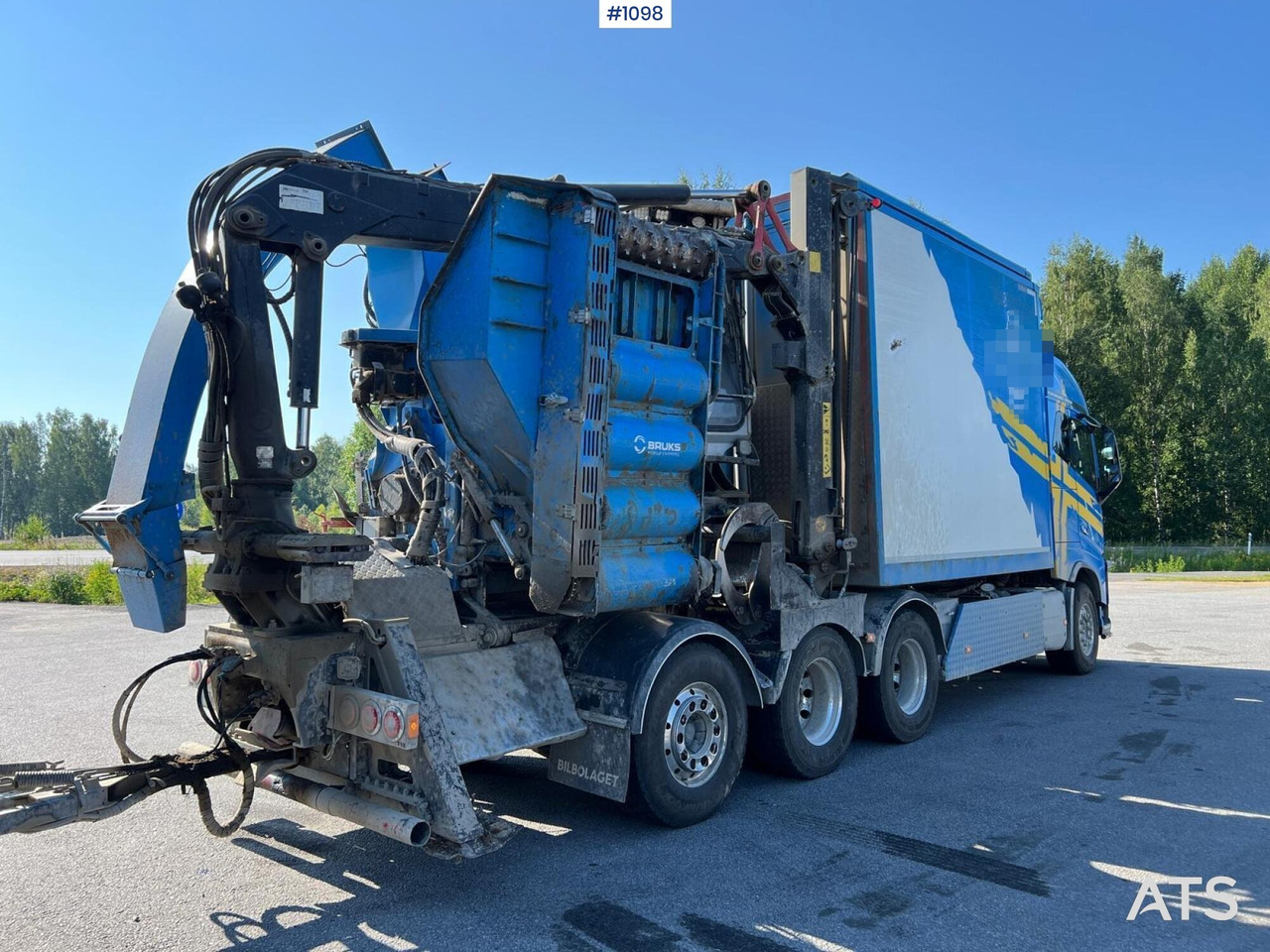 Volvo FH16 8*4 Flishugg - Trituradora de madera: foto 4 Volvo FH16 8*4 Flishugg - Trituradora de madera: foto 4