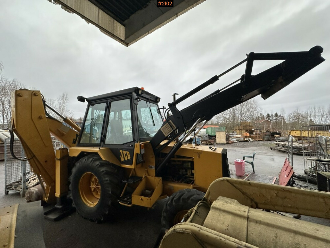Backhoe loader JCB 3D-4 Rep. object - Tractor: foto 5 Backhoe loader JCB 3D-4 Rep. object - Tractor: foto 5