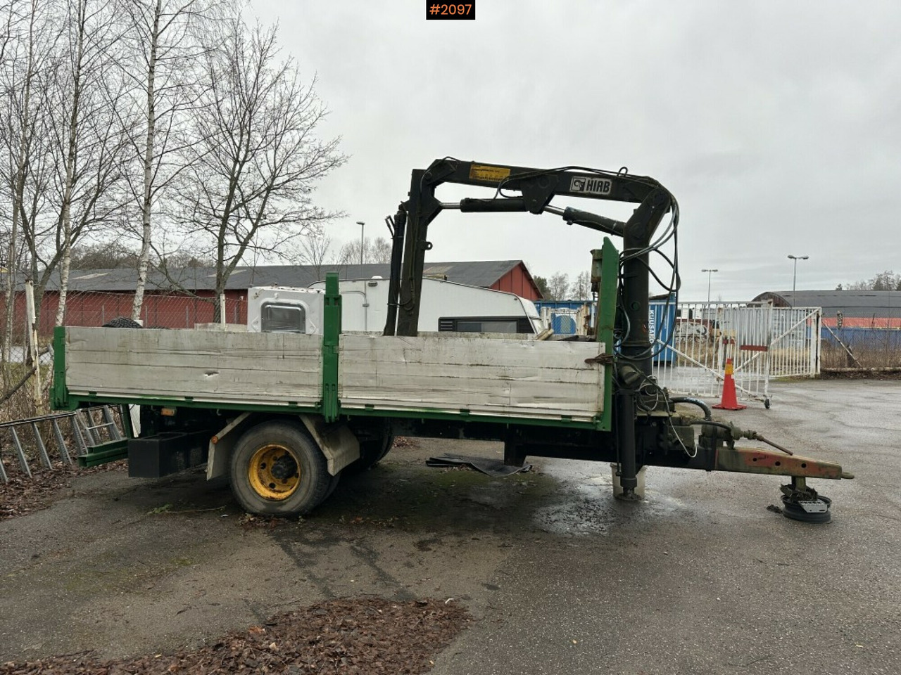 Crane Trailer, Hiab 445AW - Remolque plataforma/ Caja abierta: foto 5 Crane Trailer, Hiab 445AW - Remolque plataforma/ Caja abierta: foto 5
