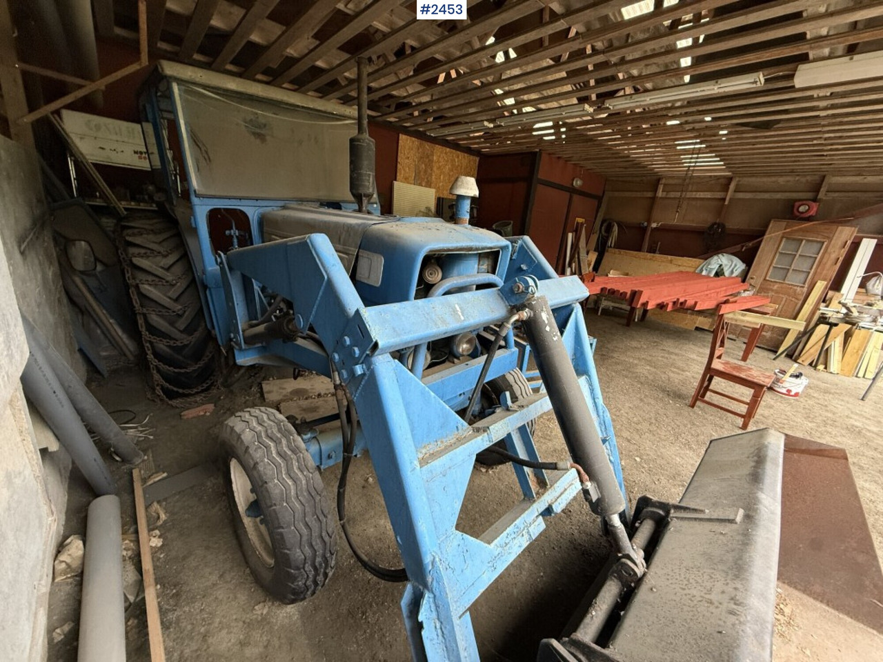 Tractor Ford Super Major 5000 with front loader Rep. object: foto 7
