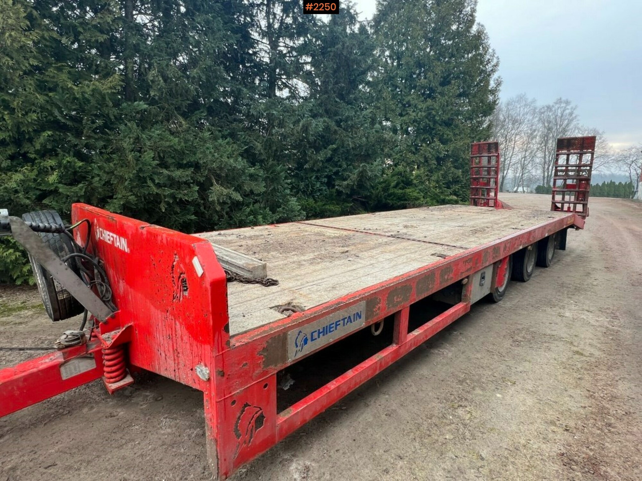 Machine trailer - Chieftain Trailers LTD - For tractor - Remolque góndola rebajadas: foto 4 Machine trailer - Chieftain Trailers LTD - For tractor - Remolque góndola rebajadas: foto 4