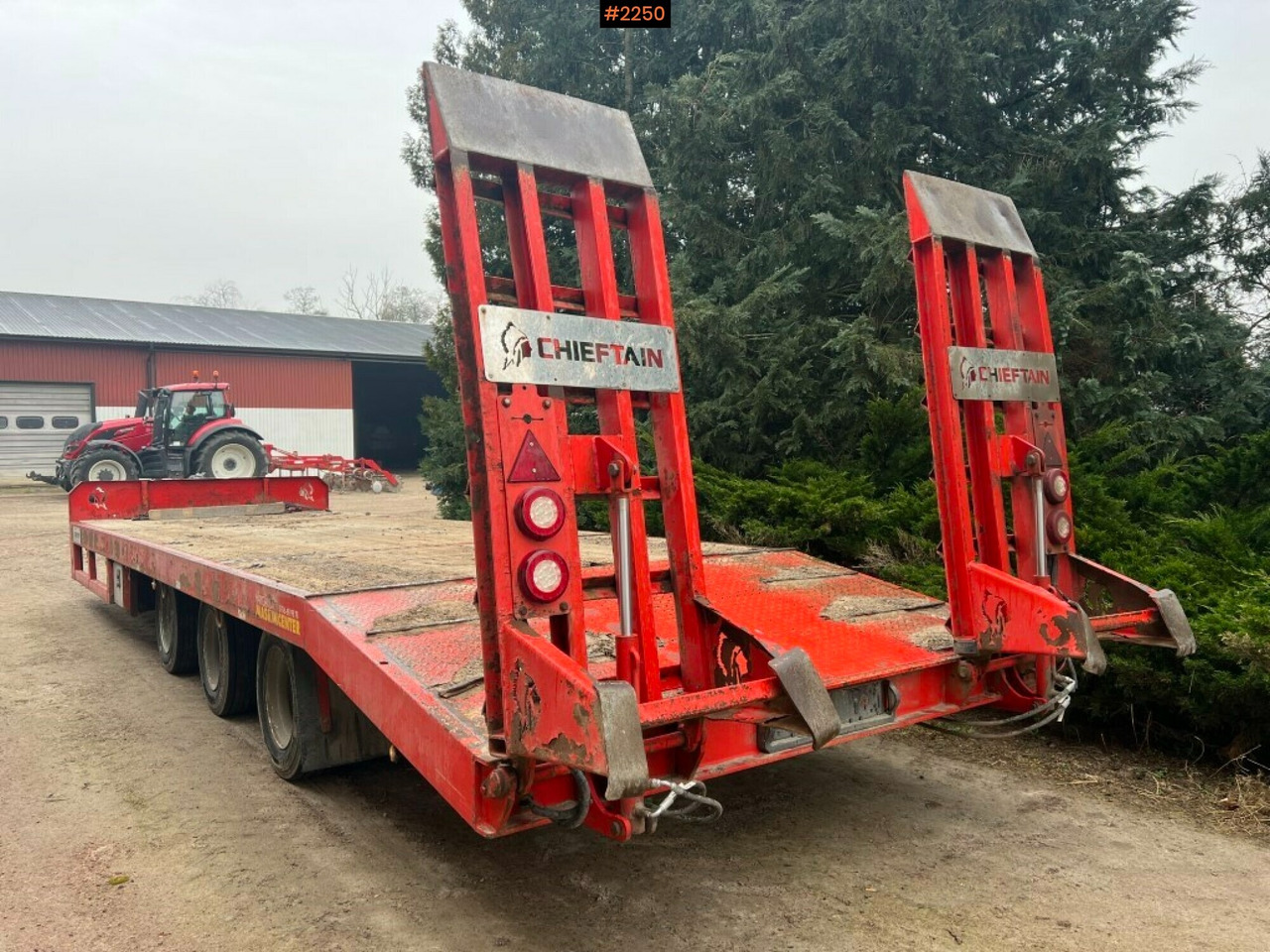 Machine trailer - Chieftain Trailers LTD - For tractor - Remolque góndola rebajadas: foto 3 Machine trailer - Chieftain Trailers LTD - For tractor - Remolque góndola rebajadas: foto 3