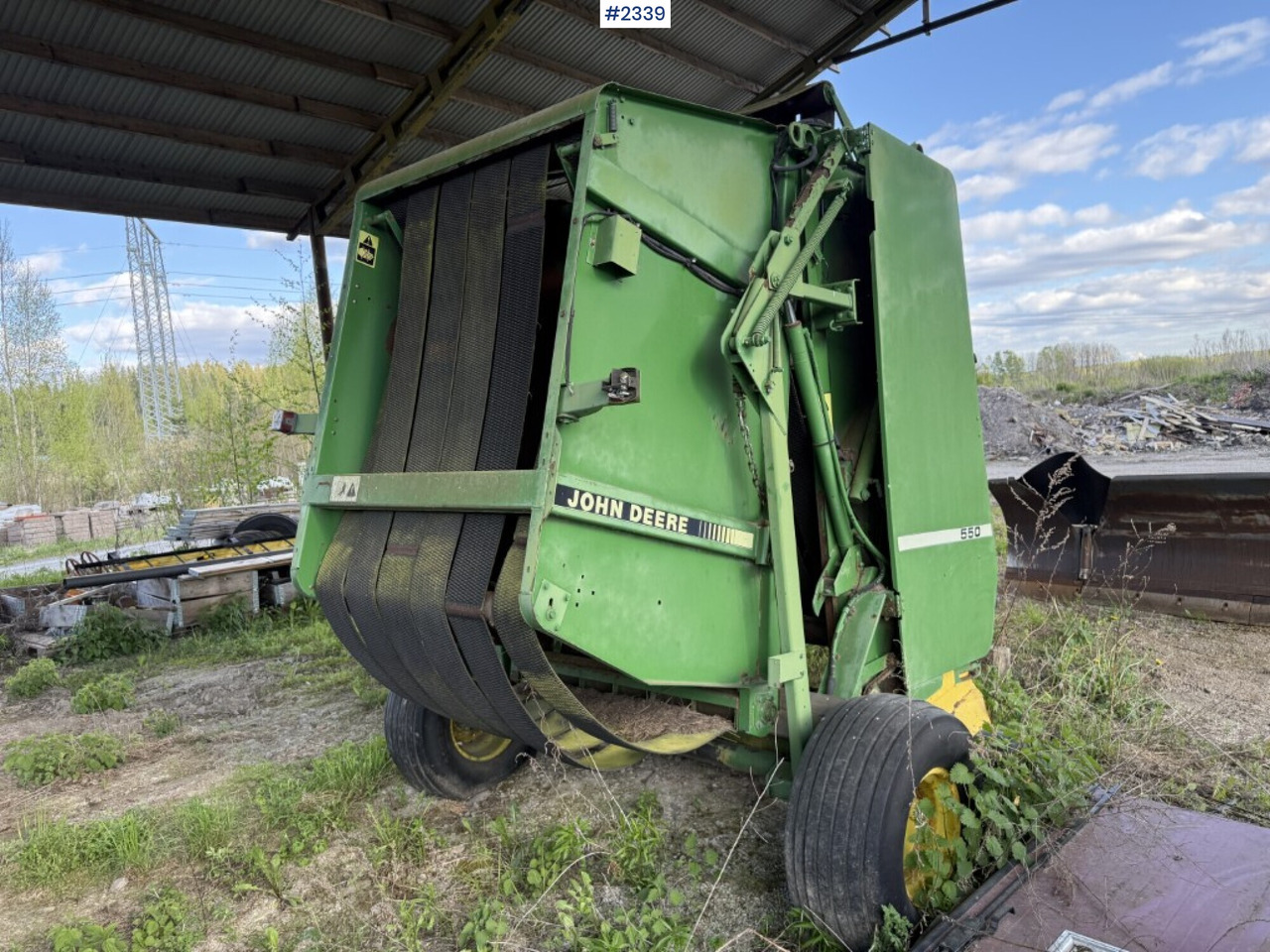 Round baler, John Deere 550 - Maquinaria de henificación: foto 5 Round baler, John Deere 550 - Maquinaria de henificación: foto 5
