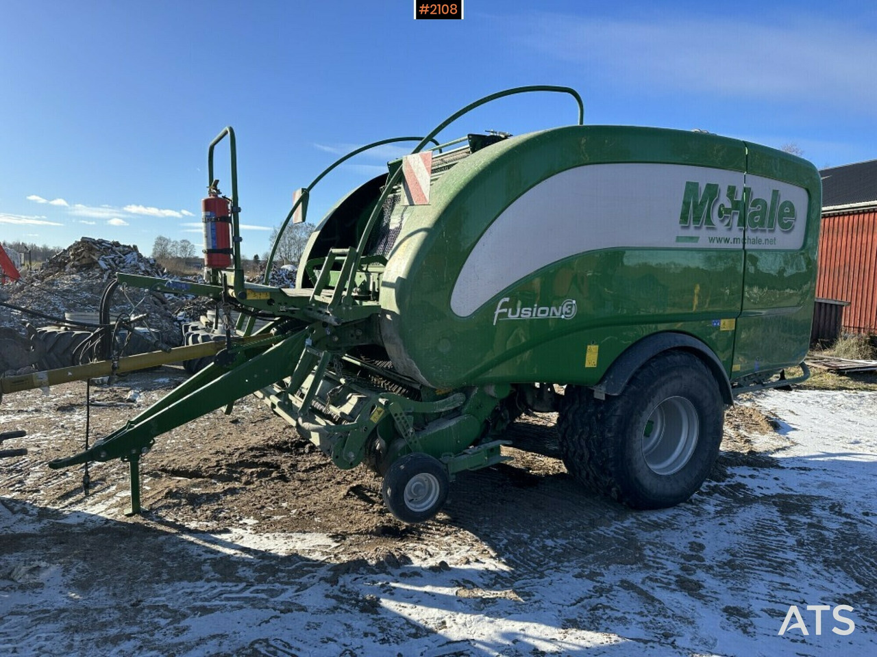 Round baler Mchale fusion 3 only 8490 bales (see video) - Maquinaria de henificación: foto 4 Round baler Mchale fusion 3 only 8490 bales (see video) - Maquinaria de henificación: foto 4