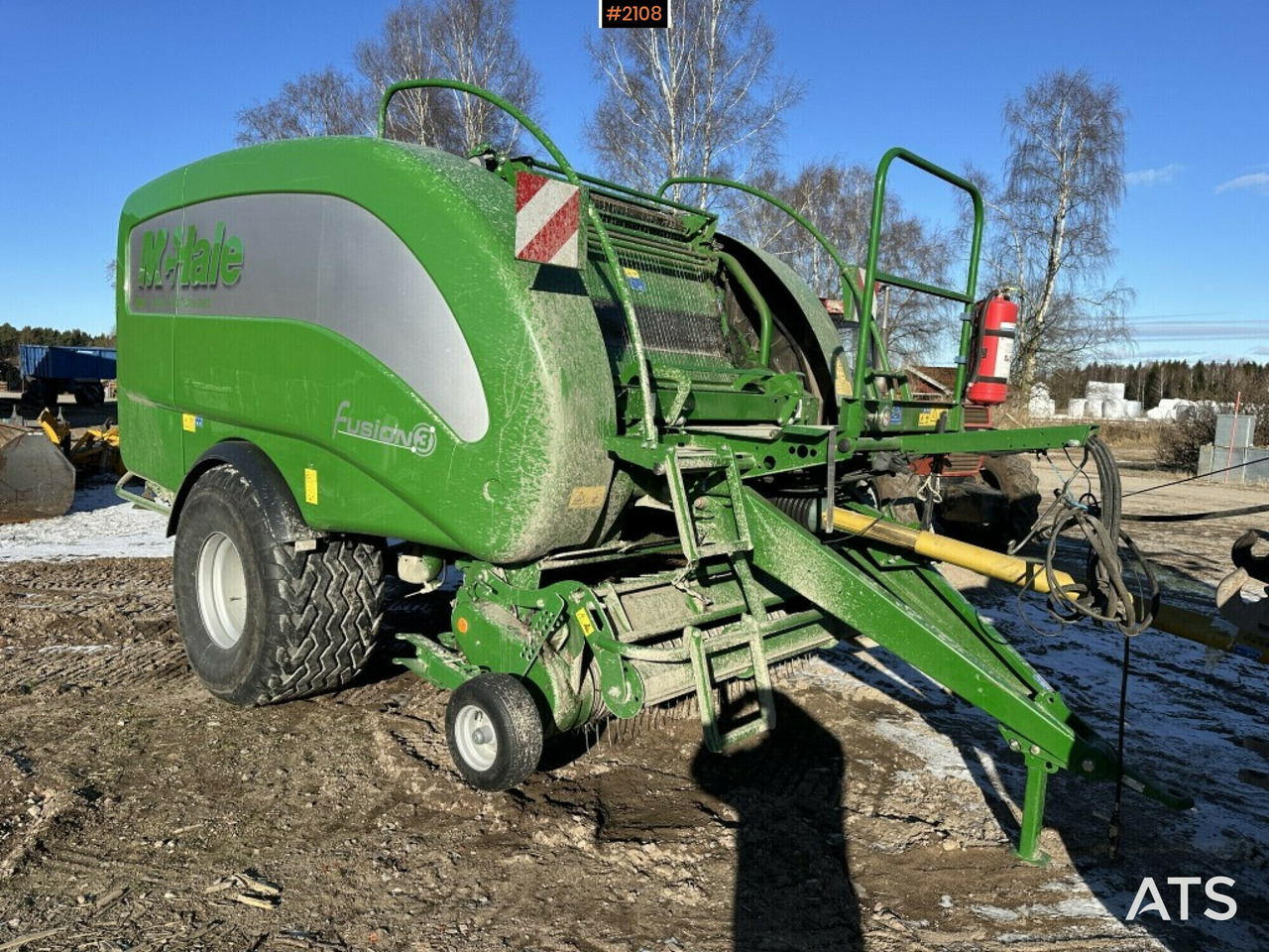 Round baler Mchale fusion 3 only 8490 bales (see video) - Maquinaria de henificación: foto 1 Round baler Mchale fusion 3 only 8490 bales (see video) - Maquinaria de henificación: foto 1
