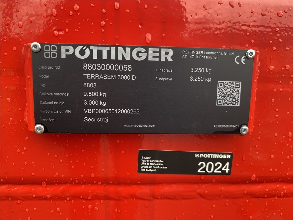 Combinado de siembra nuevo Pöttinger Terrasem 3000 D: foto 9