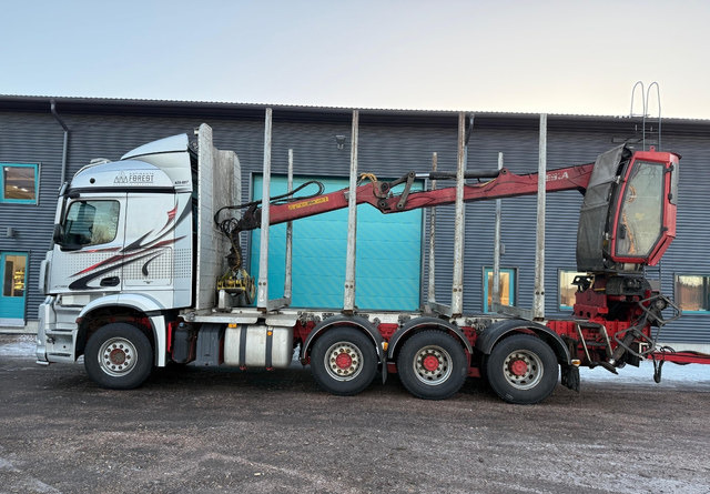 Mercedes-BenzArocs 8x4 Nosturilla! - Camión forestal, Camión grúa: foto 2 Mercedes-BenzArocs 8x4 Nosturilla! - Camión forestal, Camión grúa: foto 2