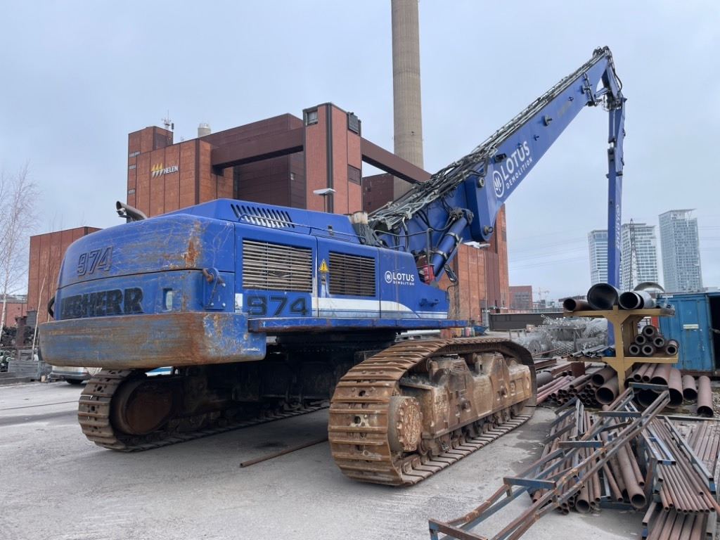 Liebherr R 974 C UHD Demolition 41m, 2 booms - Excavadora de demolición: foto 4 Liebherr R 974 C UHD Demolition 41m, 2 booms - Excavadora de demolición: foto 4