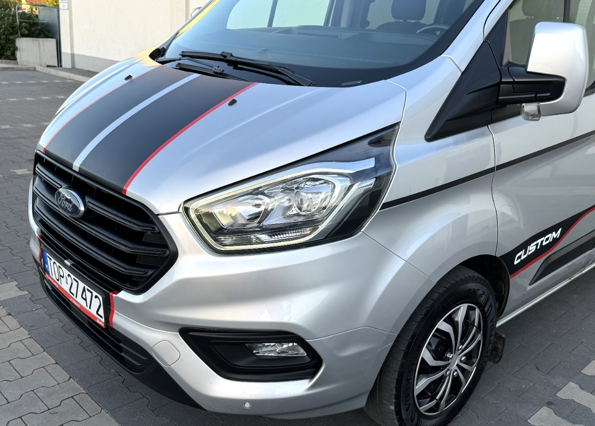Furgoneta combi Ford Transit Custom 2.0 170KM Rok 2021 8 osobowy FV23 Salon PL Zadbany Super STAN: foto 11