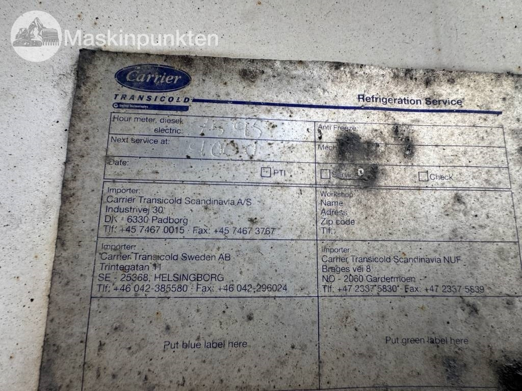 Remolque frigorífico Ekeri S8-K Med kylaggregat: foto 42