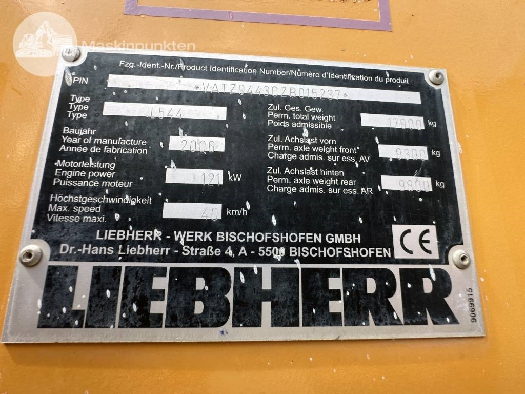 Cargadora de ruedas Liebherr L 544: foto 10
