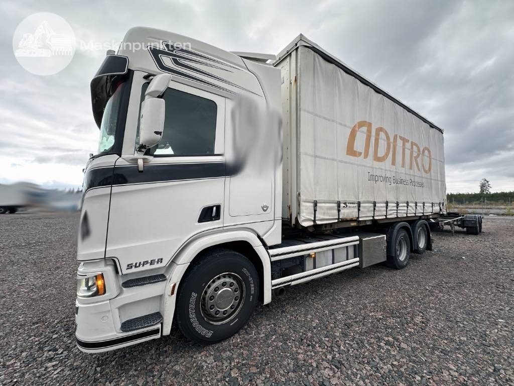 Scania R 580 - Camión portacontenedore/ Intercambiable: foto 4 Scania R 580 - Camión portacontenedore/ Intercambiable: foto 4