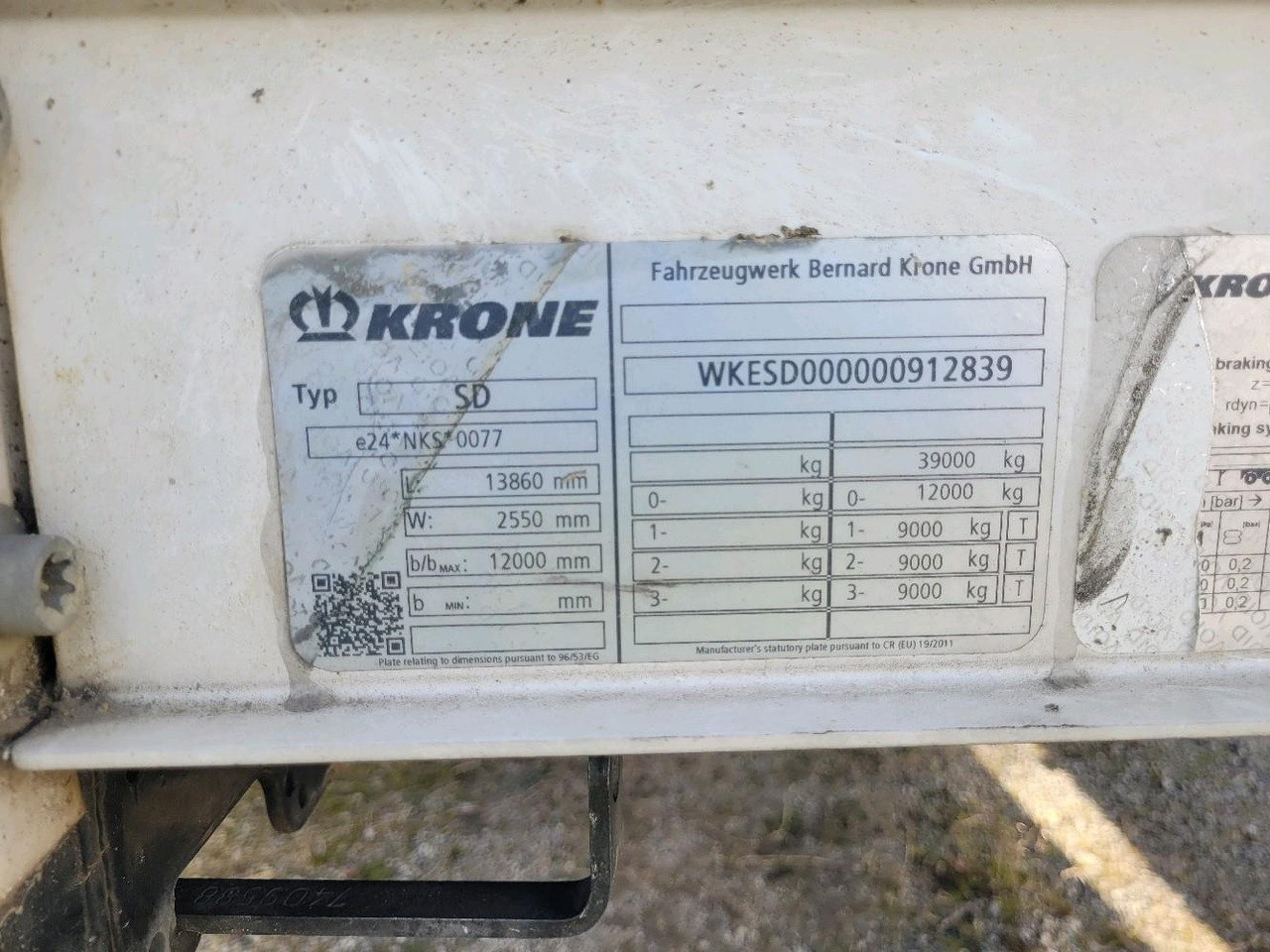 Semirremolque lona KRONE SD: foto 19