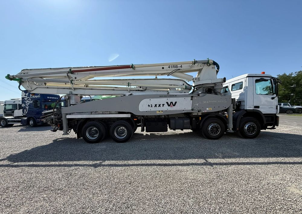 Mercedes-Benz ACTROS 4141 8X4 42 M GOTOWA DO PRACY - Bomba de hormigón: foto 4 Mercedes-Benz ACTROS 4141 8X4 42 M GOTOWA DO PRACY - Bomba de hormigón: foto 4