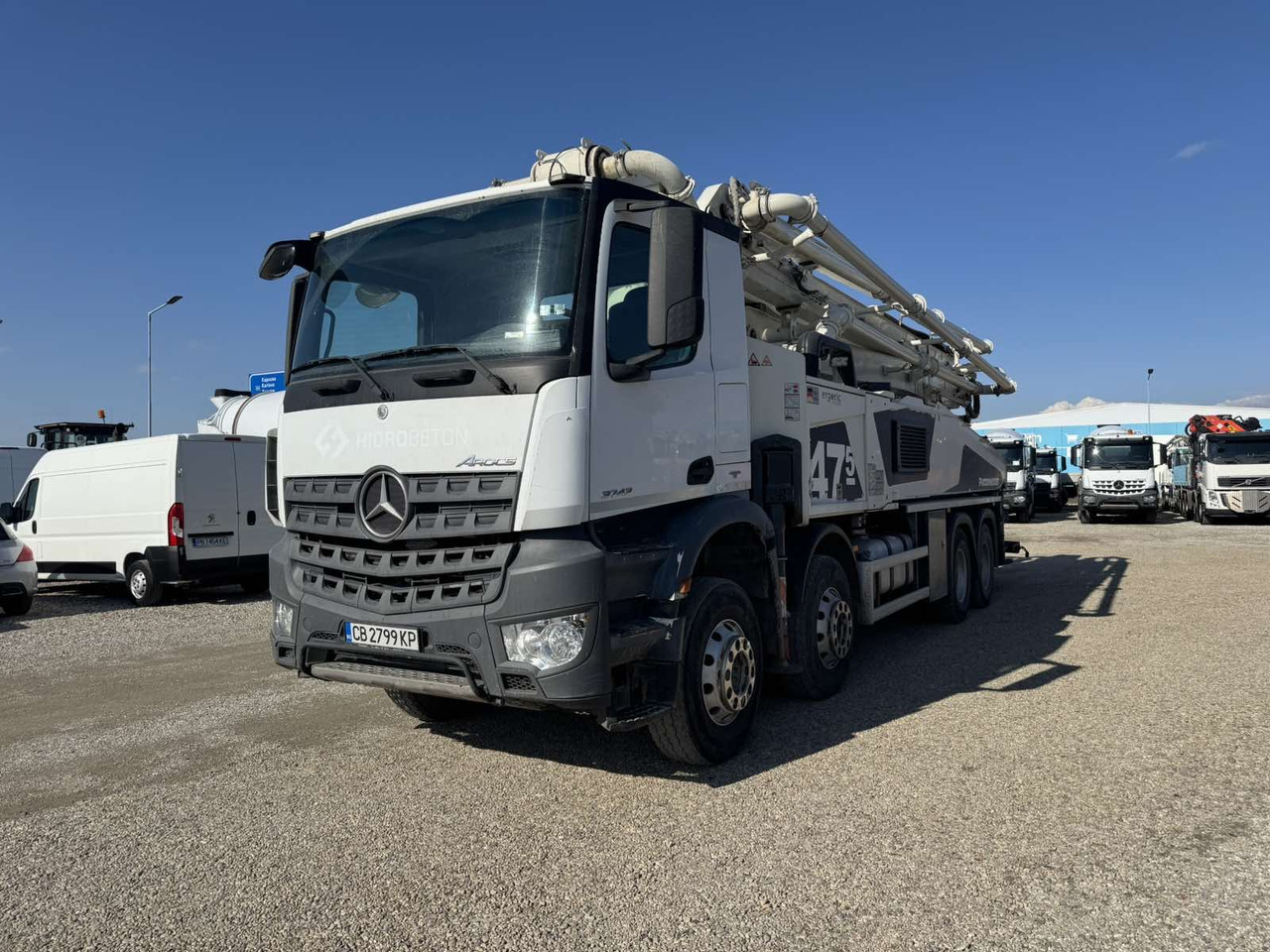 Mercedes-Benz AROCS 3743 PUTZMEISTER M47-5 - Bomba de hormigón: foto 3 Mercedes-Benz AROCS 3743 PUTZMEISTER M47-5 - Bomba de hormigón: foto 3