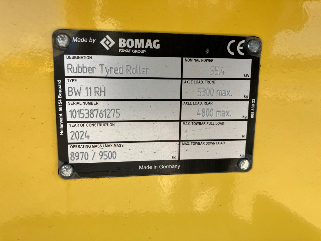BOMAG DE BW 11 RH-5 Stage V/Tier 4f - Rodillo: foto 2 BOMAG DE BW 11 RH-5 Stage V/Tier 4f - Rodillo: foto 2