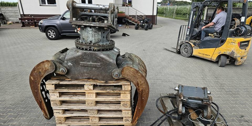 Chwytak wyburzeniowy sortujący Liebherr SG25 oryginał + szybko złącze SWA48 - Pinza de manipulación: foto 1 Chwytak wyburzeniowy sortujący Liebherr SG25 oryginał + szybko złącze SWA48 - Pinza de manipulación: foto 1
