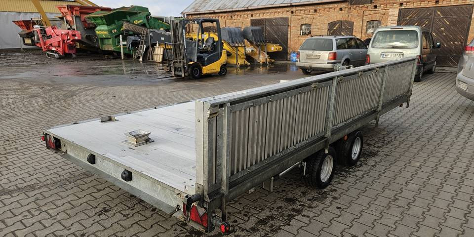 Laweta 750 kg DMC 2700 kg 460x250 cm poszerzana do 310 cm wciągarka - Remolque portavehículos: foto 5 Laweta 750 kg DMC 2700 kg 460x250 cm poszerzana do 310 cm wciągarka - Remolque portavehículos: foto 5