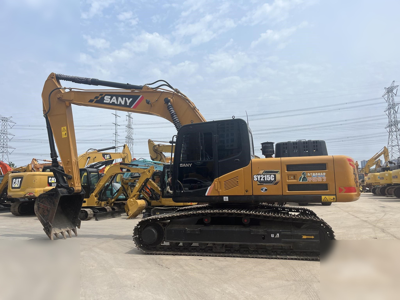 Excavadora de cadenas SANY SY215C: foto 1
