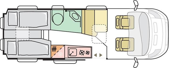 Adria Twin Edition 640 SGX Maxi 132kW*LED*HUBBETT* - Cámper: foto 3 Adria Twin Edition 640 SGX Maxi 132kW*LED*HUBBETT* - Cámper: foto 3