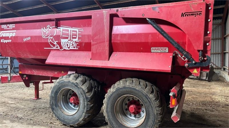Krampe SK 550 Entreprenørvogn med Hardox kasse SK 500 - Remolque volquete agrícola: foto 3 Krampe SK 550 Entreprenørvogn med Hardox kasse SK 500 - Remolque volquete agrícola: foto 3